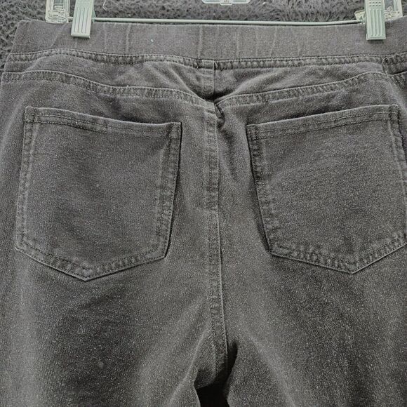 Denim & Company Womens Pants Black Size 8P Cotton Blend Pullon Stretch Pockets - Picture 12 of 12